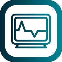 Heart Monitoring Vector Icon Design