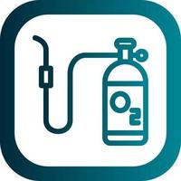 Oxygen Tank Vector Icon Design