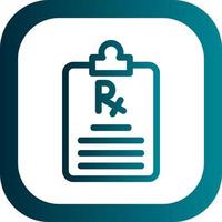 Prescription Vector Icon Design