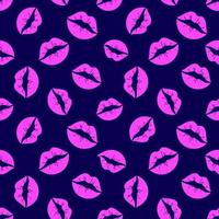 pink lips seamless pattern.Valentines day pattern photo