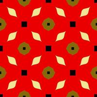 Retro kaleidoscope pattern in the style of the 70s and 60s. Geometric pattern photo