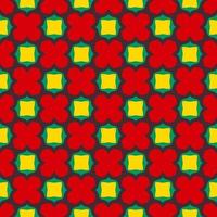 Retro kaleidoscope pattern in the style of the 70s and 60s. Geometric pattern photo