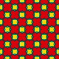 Retro kaleidoscope pattern in the style of the 70s and 60s. Geometric pattern photo