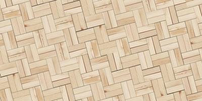 Herringbone parquet. Wood template Seamless pattern of parquet laminate Top view. Wood grain texture and background 3D Render photo