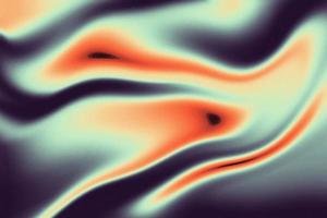 Fire Liquid Iridescent Background. Iridescent chrome wavy gradient abstract background, holographic fire texture, liquid surface, ripples, reflection photo
