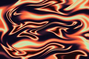 Fire Liquid Iridescent Background. Iridescent chrome wavy gradient abstract background, holographic fire texture, liquid surface, ripples, reflection photo