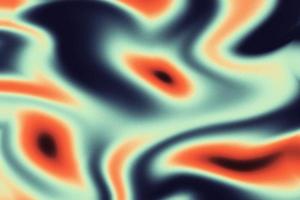 Fire Liquid Iridescent Background. Iridescent chrome wavy gradient abstract background, holographic fire texture, liquid surface, ripples, reflection photo