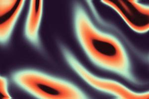 Fire Liquid Iridescent Background. Iridescent chrome wavy gradient abstract background, holographic fire texture, liquid surface, ripples, reflection photo