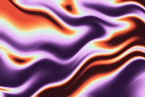 fuego líquido iridiscente antecedentes. iridiscente cromo ondulado degradado resumen fondo, holográfico fuego textura, líquido superficie, ondas, reflexión foto