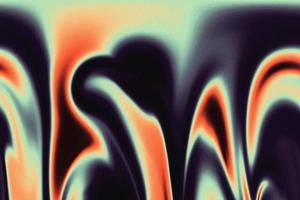 Fire Liquid Iridescent Background. Iridescent chrome wavy gradient abstract background, holographic fire texture, liquid surface, ripples, reflection photo