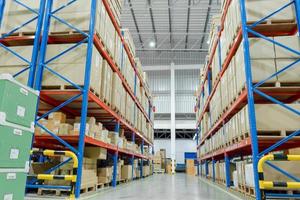 stock product inventory on shelf at distribution warehouse. logistic business ship and deliver, professional, stock, manage, movement, logistic, storage, delivering, shipping, supply, storehouse photo