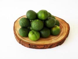 Citrus amblycarpa is an artificial hybrid species of citrus lime. photo