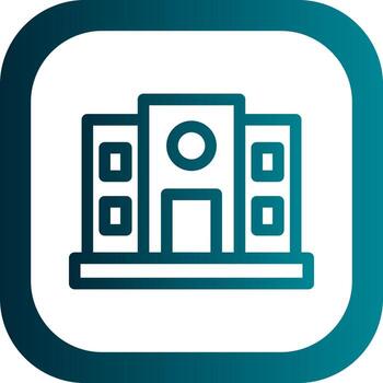 Cloud Based Architecture Vector Icon Design