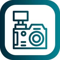 diseño de icono de vector de cámara dslr