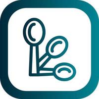 Measuring Spoons Vector Icon Design