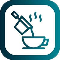 vierta el diseño del icono del vector de café