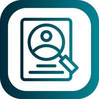 Research Process Vector Icon Design