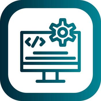 diseño de icono de vector de ingeniería de código