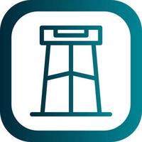 Bar Stool Vector Icon Design