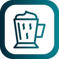 Coffee Latte Vector Icon Design