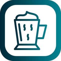 diseño de icono de vector de café con leche