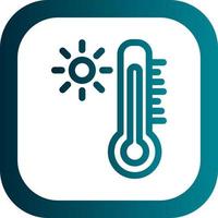 Thermometer Vector Icon Design