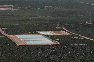 denham aerial view in shark bay Australia photo