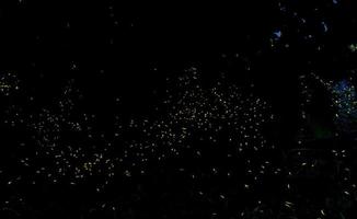 A lot of lighted firefly on night time photo