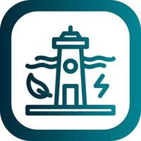 Tidal Power Vector Icon Design