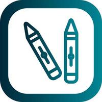 Crayons Vector Icon Design