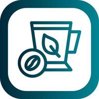 Mint Coffee Vector Icon Design