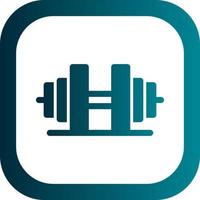 Barbells Vector Icon Design