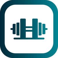 Barbells Vector Icon Design