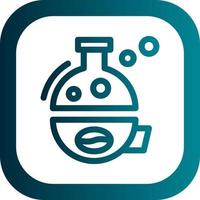 Coffee Science Vector Icon Design