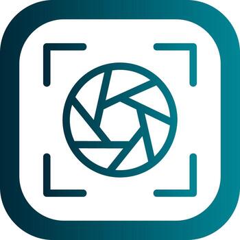 Camera Frame Vector Icon Design