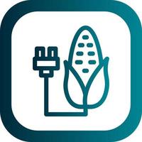 Corn Energy Vector Icon Design