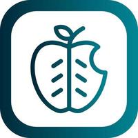 diseño de icono de vector de manzana