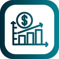 Rising Economy Vector Icon Design