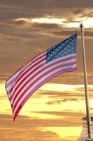 Usa American flag stars and stripes photo