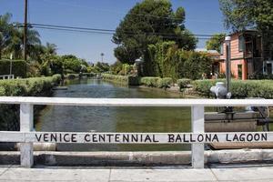 los angeles venice canals photo