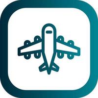 Airplane Vector Icon Design