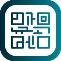 diseño de icono de vector de código qr