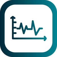 Inflation Graph Vector Icon Design