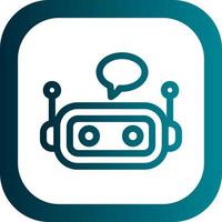Chatbot Vector Icon Design