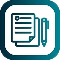 Contract Vector Icon Design
