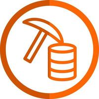 Data Mining Vector Icon Design