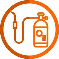 Oxygen Tank Vector Icon Design