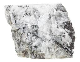 pedazo desde magnesita mineral Roca aislado foto