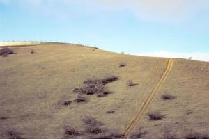 Road over the hill. photo