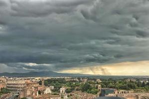 Roma imperial foro ver antes de un tormenta foto